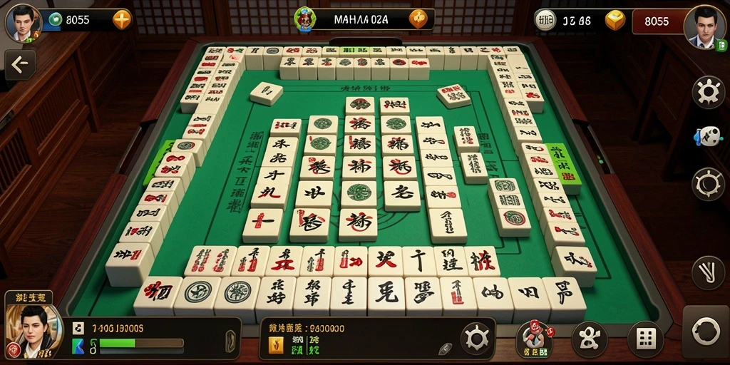 Tangkapan layar menampilkan gameplay seru dari 8055.