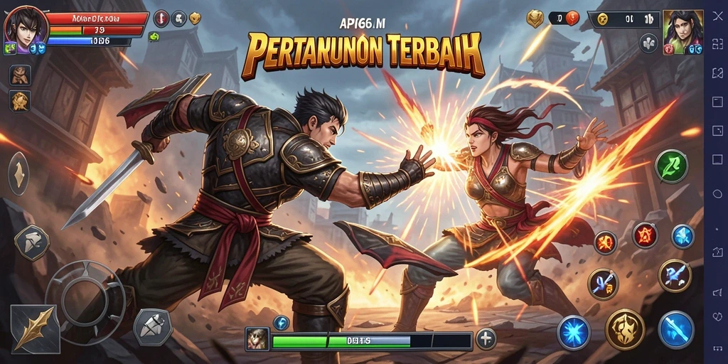 Tampilan seru gameplay API66 dengan pertarungan memukau dan karakter unik.