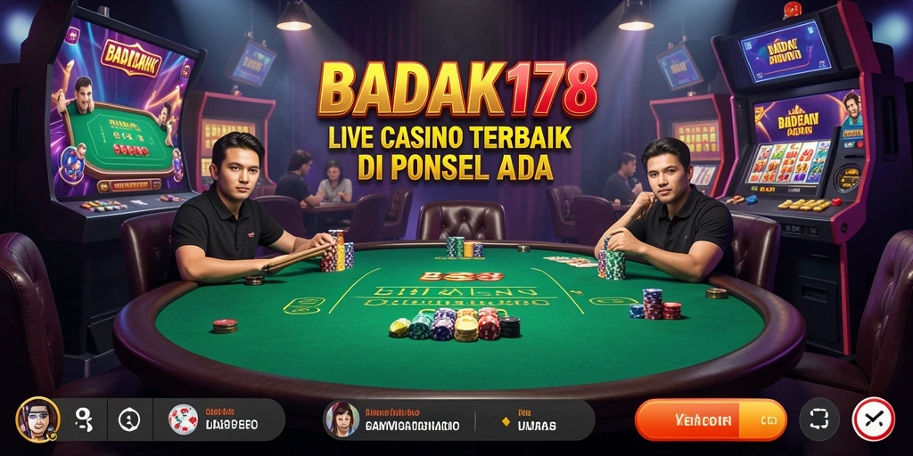 Gambaran gameplay Live Casino yang mendebarkan dan interaktif