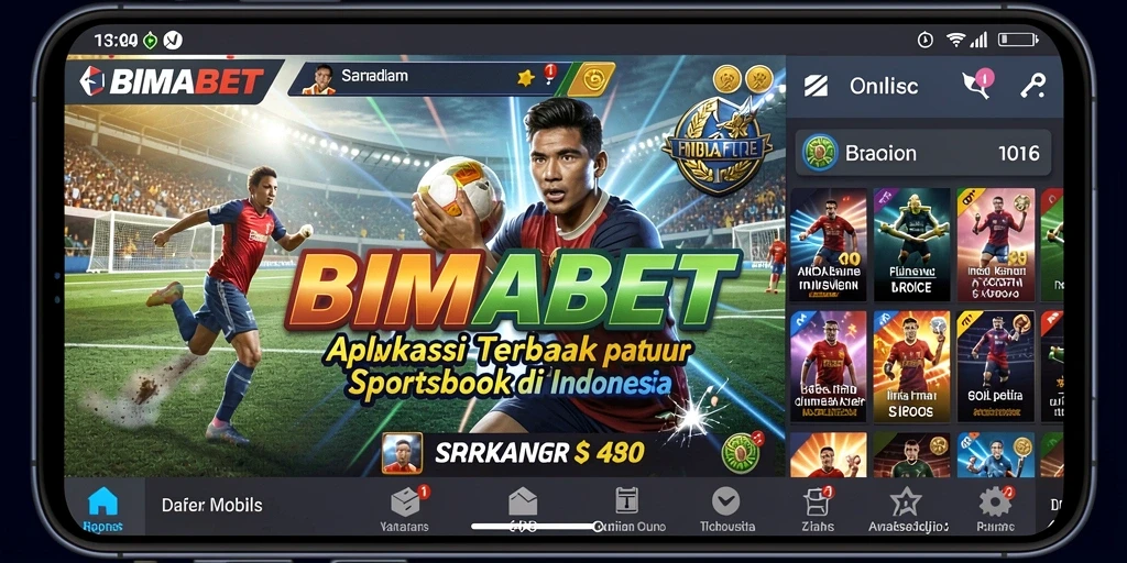 Tampilan menarik dari screenshot gameplay sportsbook BIMABET.