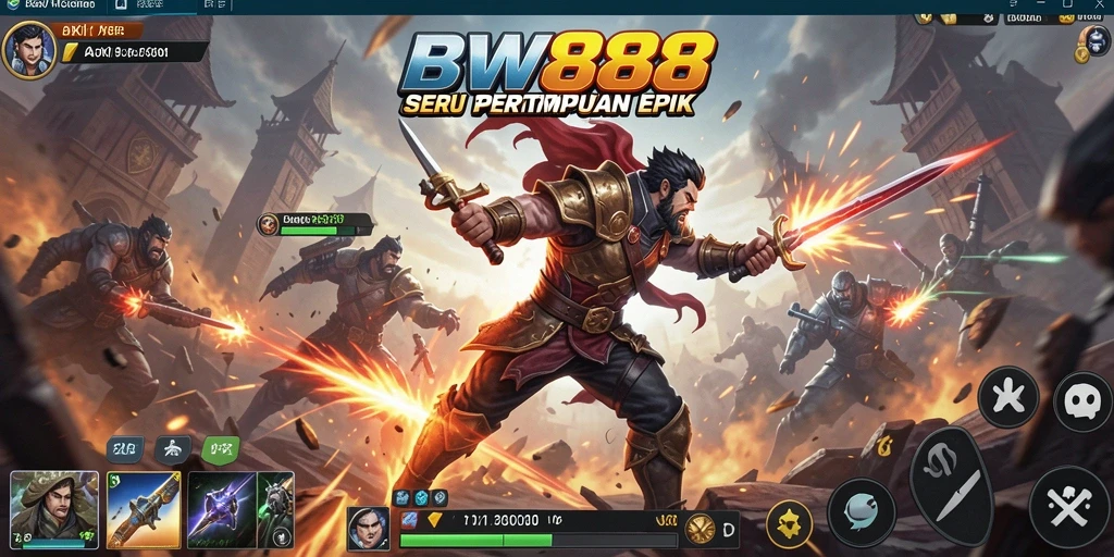 Gameplay BW888 menampilkan aksi seru dan dinamis dengan berbagai karakter.