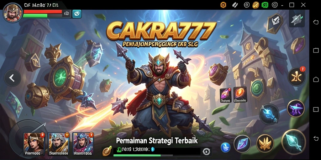 Tampilan gameplay CAKRA777 yang menarik dan dinamis.