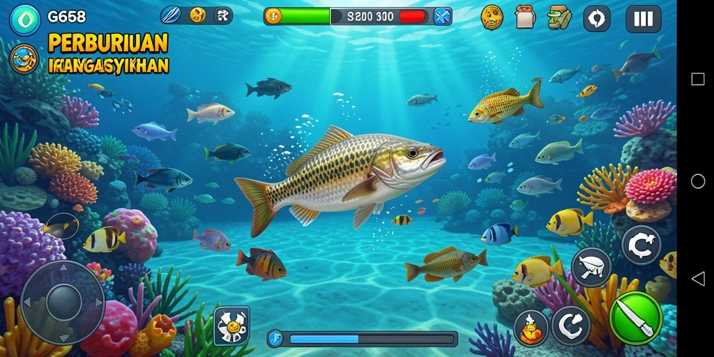 Screenshot game Tembak Ikan G668 dengan gameplay yang seru.