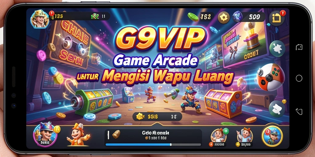 Tangkapan layar G9VIP menampilkan gameplay Arcade yang mengasyikkan dan penuh tantangan.