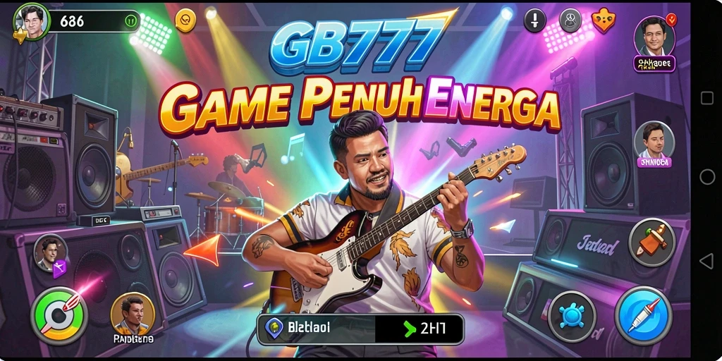 Screenshot gameplay GB777 menampilkan pemain menikmati permainan musik.