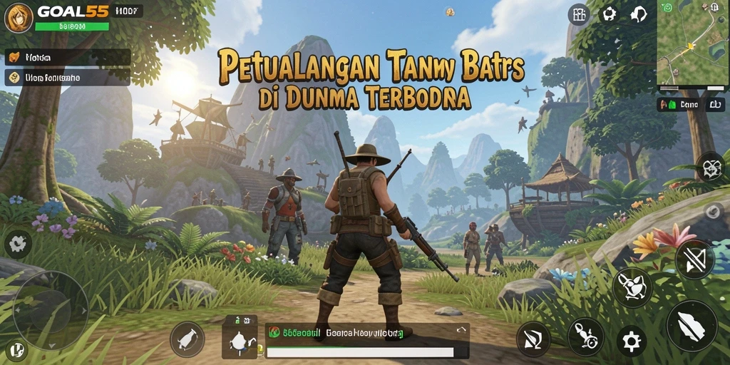 Menampilkan aksi epik dalam dunia Open World GOAL55.