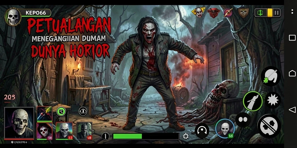 Tampilan gameplay KEPO66 yang menegangkan dan penuh misteri.