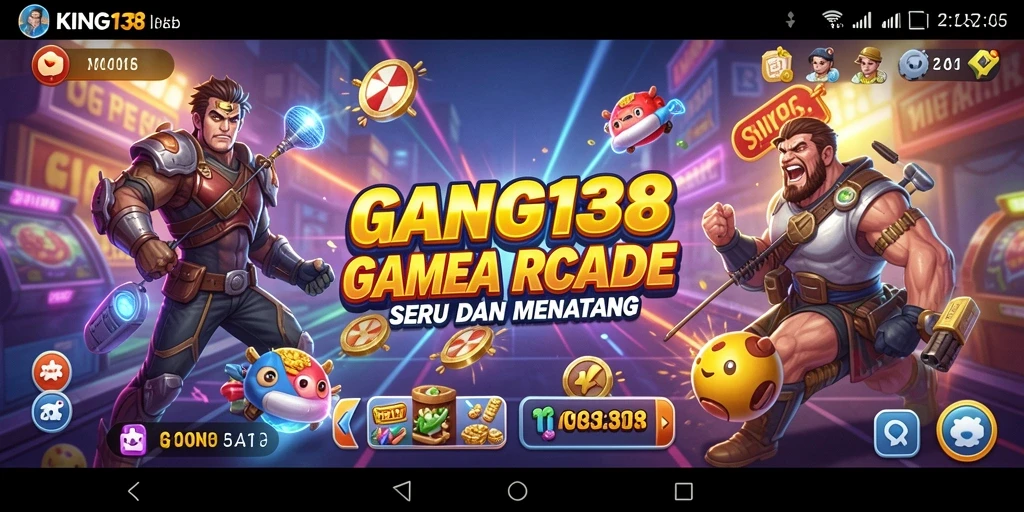 Tampilan gameplay seru dan penuh aksi dari KING138.