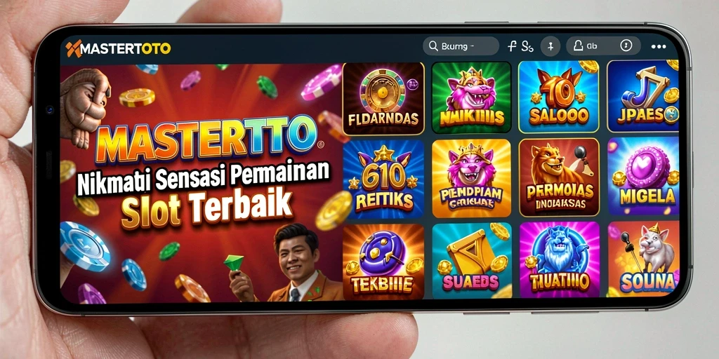 Tampilan gameplay MASTERTOTO yang seru dengan berbagai tema slot.