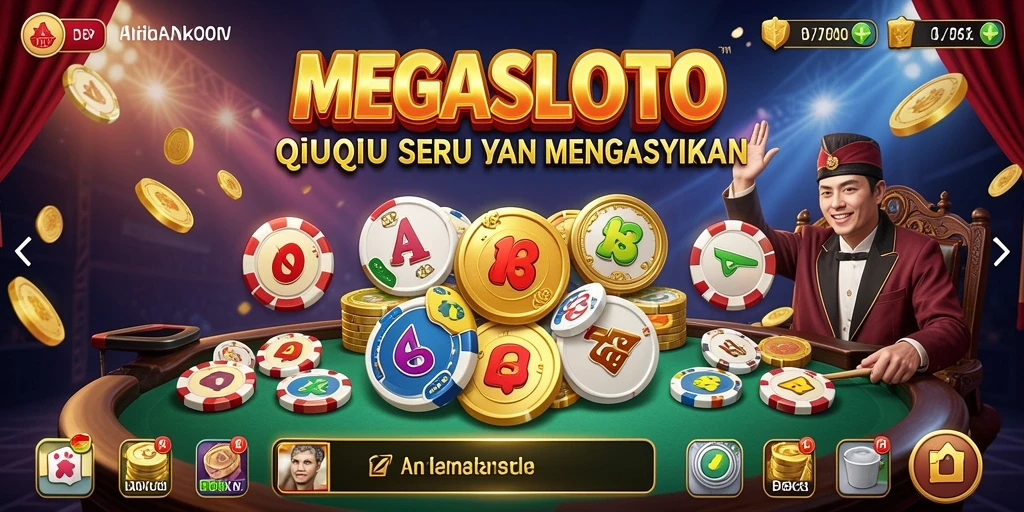 Tampilan gameplay QiuQiu dari MEGASLOTO yang mengasyikkan.