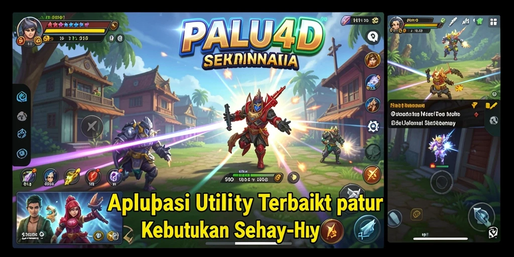 Tampilan antarmuka PALU4D yang sederhana dan intuitif.