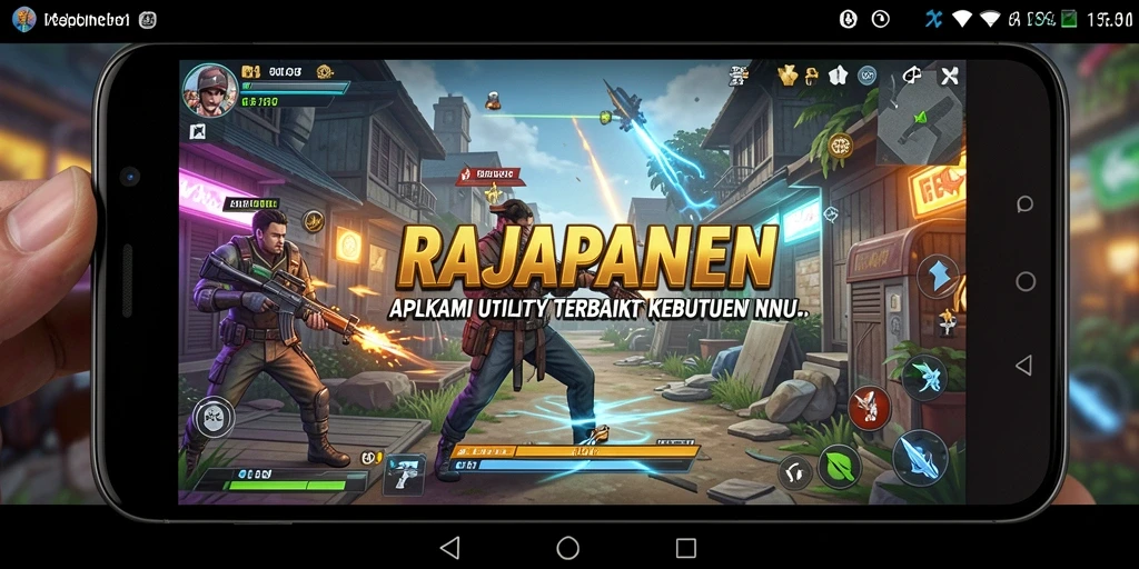 Screenshot utama aplikasi RAJAPANEN yang menunjukkan fitur Utility.