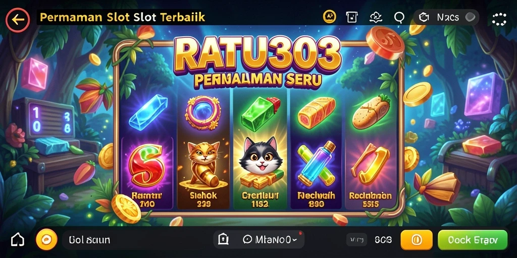Tampilan menarik dari gameplay RATU303 di dalam game Slot.