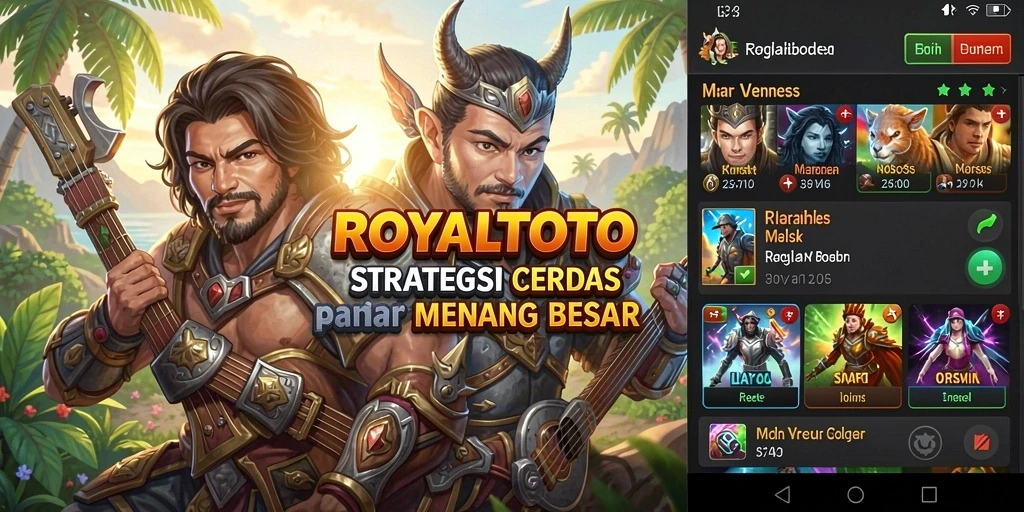 Tampilan gameplay seru di ROYALTOTO yang penuh dengan strategi.