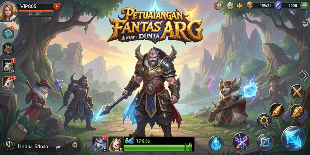 Tangkapan layar utama dari gameplay ARPG yang dinamis dan mendebarkan.