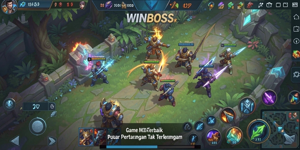 Gameplay seru di <strong>WINBOSS</strong> dengan pertarungan mendebarkan.